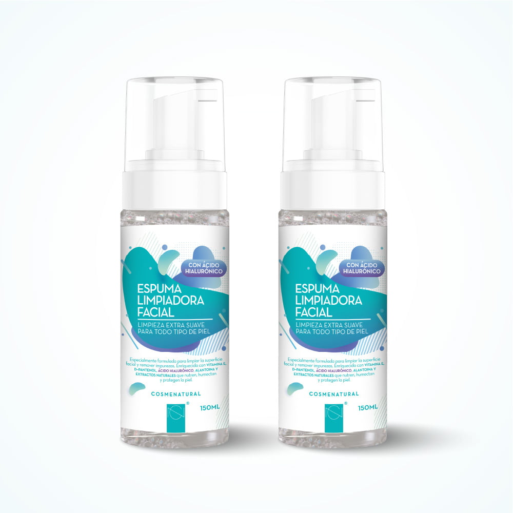 Promo: 2 Espumas Limpiadoras con Acido Hialuronico
