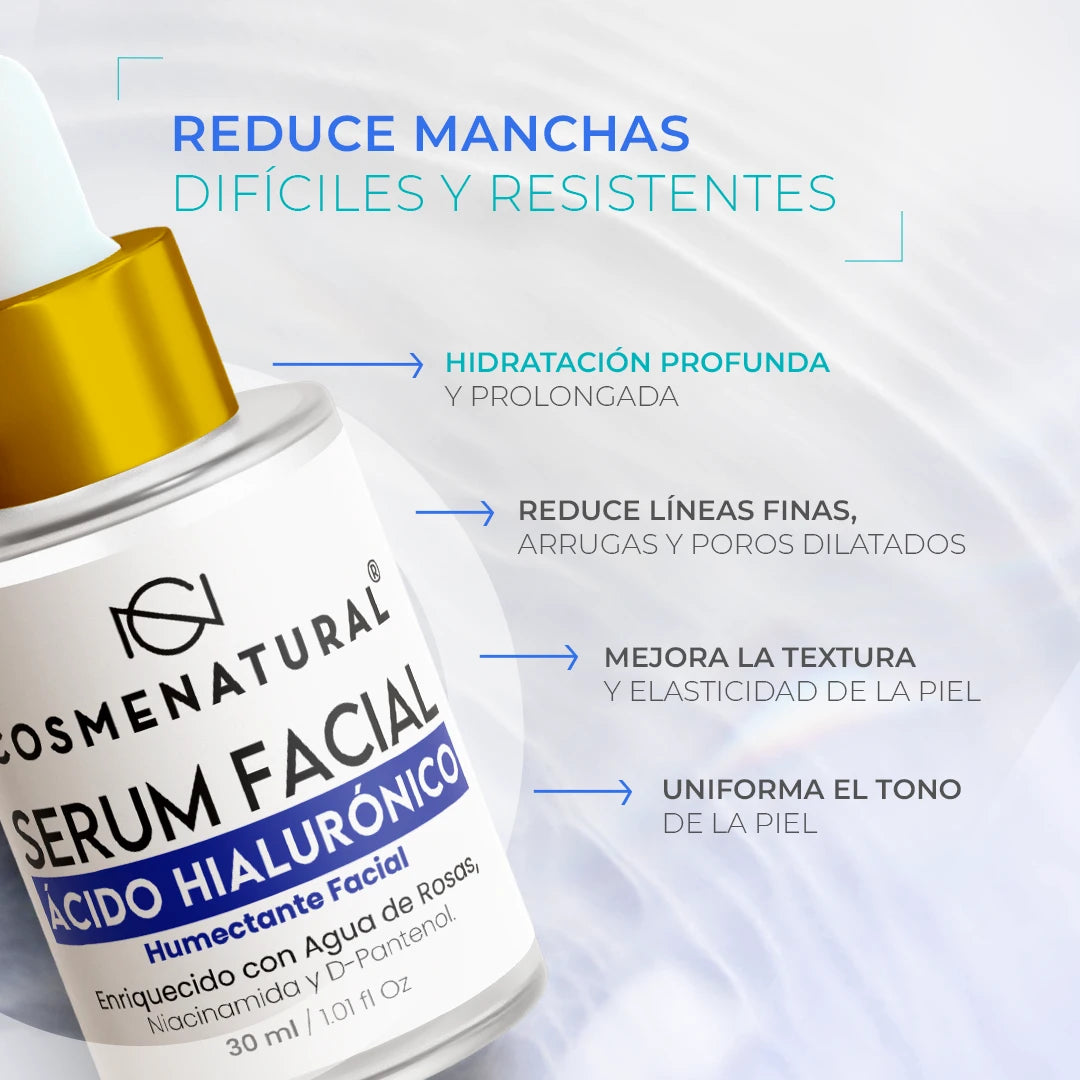 Serum Facial con Ácido Hialurónico