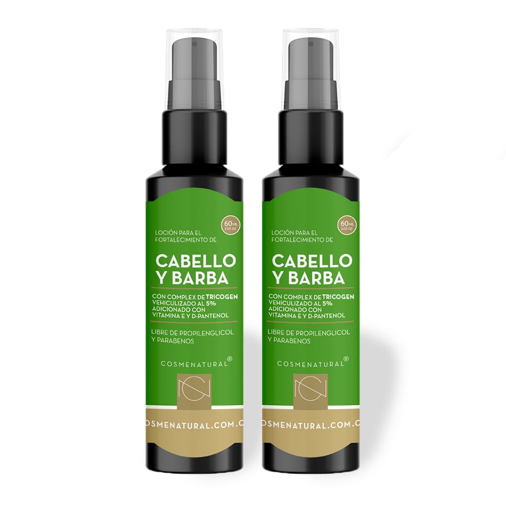 Promo: 2 Tónicos capilares cabello y barba x 60ml