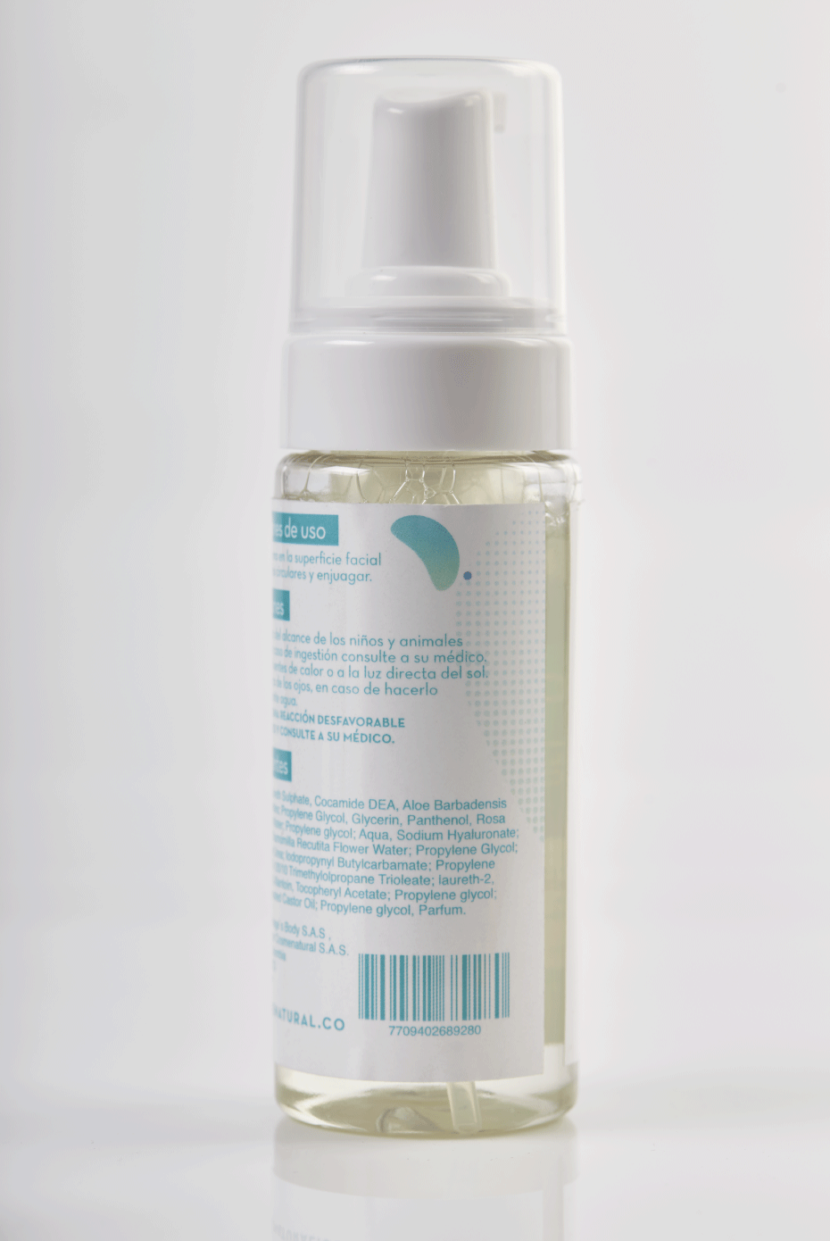 Espuma Facial Limpiadora con Acido Hialuronico